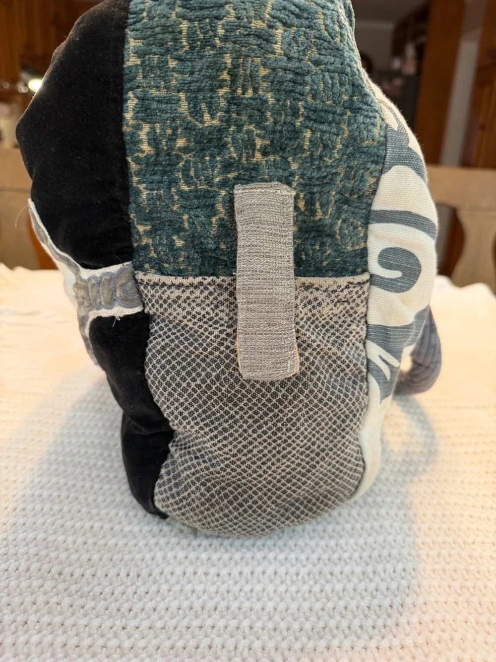 Peace of Thread Handmade Boho Tote Bag Patchwork Artisan Purse OOAK